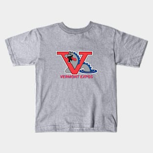 Defunct Vermont Expos Minor League Baseball 1993 Kids T-Shirt